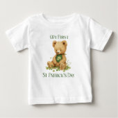 T-shirt Pour Bébé Première Saint Patrick (Devant)