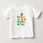 T-shirt Pour Bébé Première Saint Patrick (Devant)