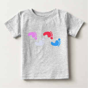 T-shirt Pour Bébé Premiers pas adorables - Chemise