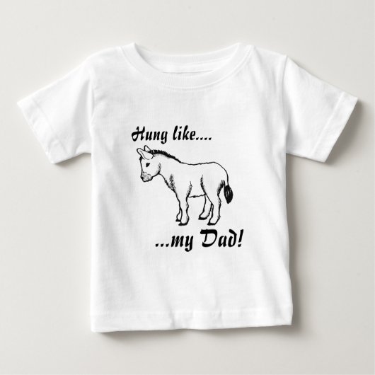 T-shirt Pour Bébé Prends-toi comme... mon papa ! (Devant)