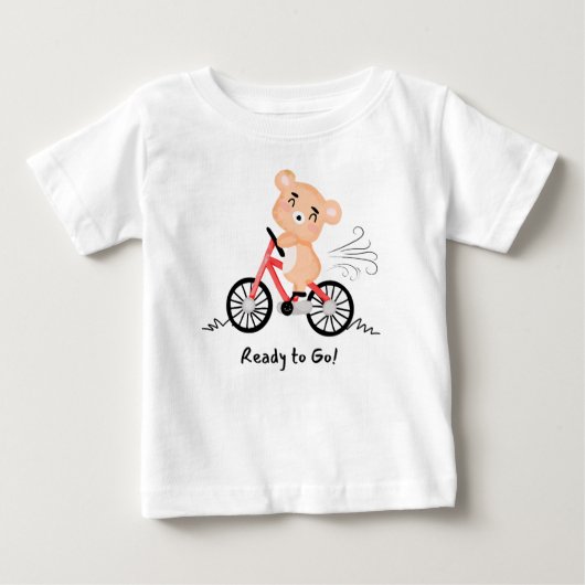 T-shirt Pour Bébé Prêt à partir (Devant)
