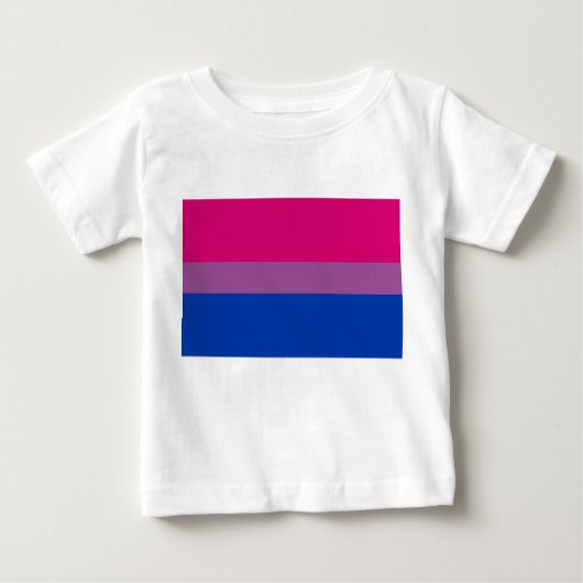 T-shirt Pour Bébé Pride bisexuelle (Bi Drapeau) (Devant)