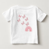 T-shirt Pour Bébé Prière chrétienne pour enfants rose | (Dos)