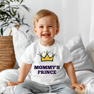 T-shirt Pour Bébé Prince de maman