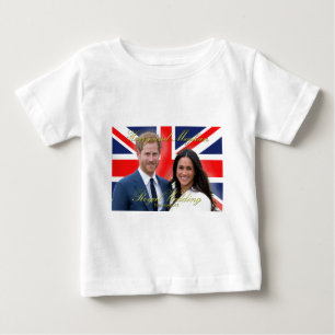 T-shirt Pour Bébé Prince Harry et Meghan Markle Mariage royal