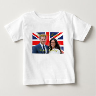 T-shirt Pour Bébé Prince Harry et Meghan Markle Mariage royal