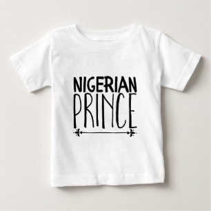 T-shirt Pour Bébé Prince nigérian