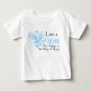 T-shirt pour bébé prince roi des rois