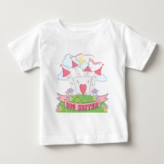 T-SHIRT POUR BÉBÉ PRINCESS GRANDE SOEUR (Devant)