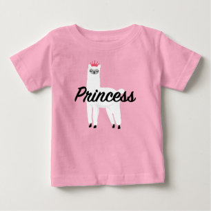 T-shirt Pour Bébé Princess Lama Design - T-Shirt bébé en jersey fin