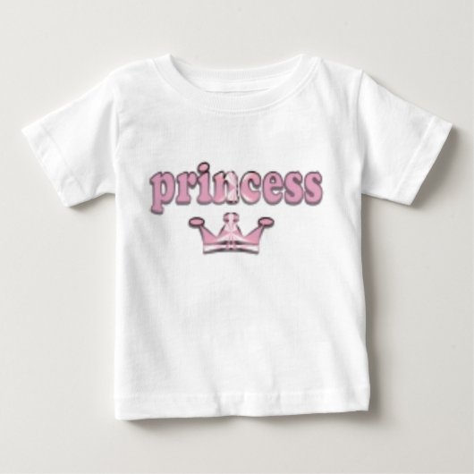 T-shirt Pour Bébé princesse (Devant)