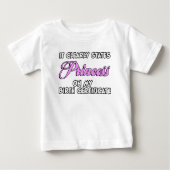 T-shirt Pour Bébé Princesse (Devant)