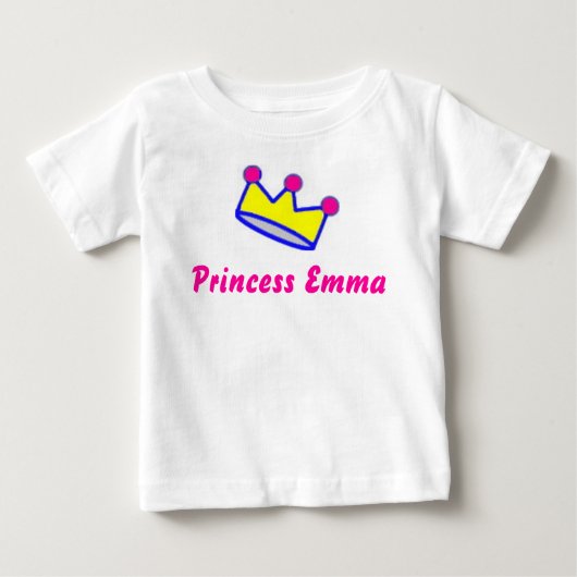 T-shirt Pour Bébé Princesse (Devant)