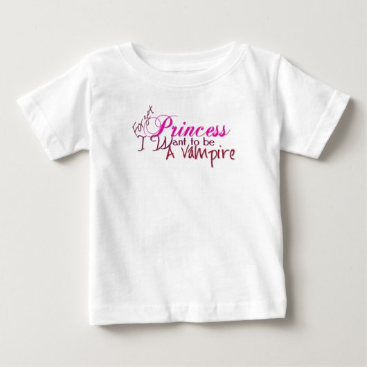 T-shirt Pour Bébé princesse (Devant)