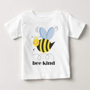 T-shirt Pour Bébé Princesse abeille heureuse avec couronne et slogan