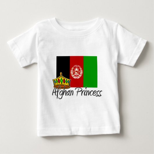 T-shirt Pour Bébé Princesse afghane (Devant)