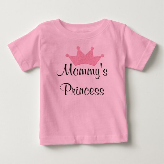 T-shirt Pour Bébé Princesse de maman (Devant)