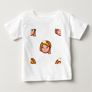 T-shirt Pour Bébé princesse emoji