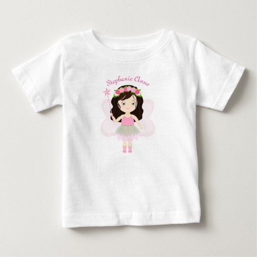 T-shirt Pour Bébé Princesse Fée des Bois (Devant)