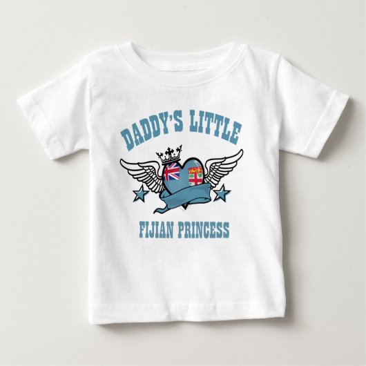 T-shirt Pour Bébé princesse fidjienne (Devant)