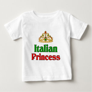 T-shirt Pour Bébé Princesse italienne