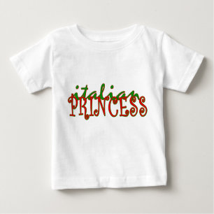T-shirt Pour Bébé Princesse italienne