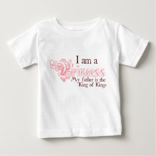 T-shirt Pour Bébé Princesse King of Kings long traîneau bébé tee fil