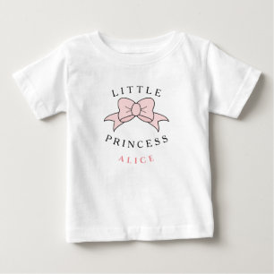 T-shirt Pour Bébé Princesse Moderne Bébé Fille Personnalisée