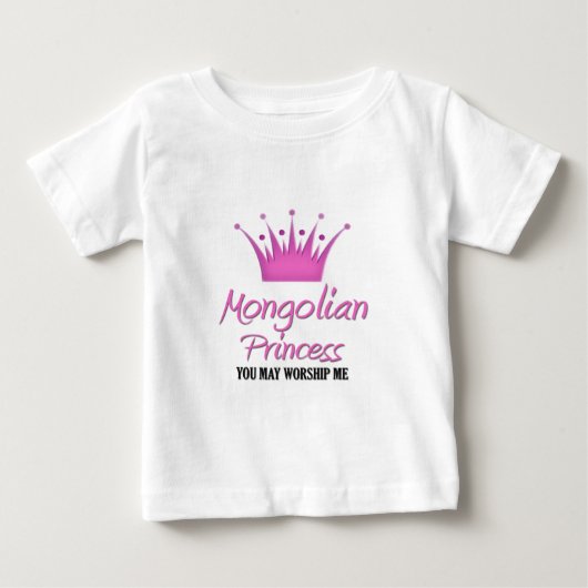T-shirt Pour Bébé Princesse mongole (Devant)