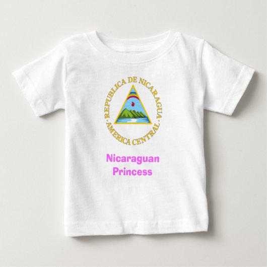 T-shirt Pour Bébé Princesse nicaraguayenne (Devant)