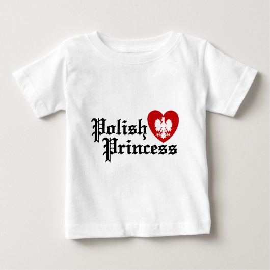 T-shirt Pour Bébé Princesse polonaise (Devant)