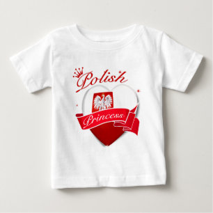 T-shirt Pour Bébé Princesse polonaise