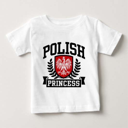 T-shirt Pour Bébé Princesse polonaise (Devant)
