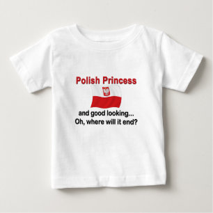 T-shirt Pour Bébé Princesse polonaise belle