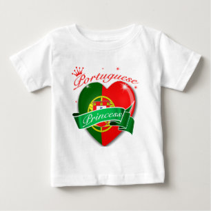 T-shirt Pour Bébé Princesse portugaise