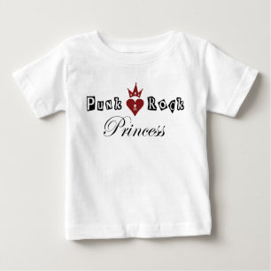 T-shirt Pour Bébé Princesse Punk Rock