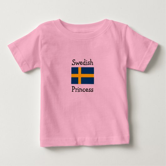 T-shirt Pour Bébé Princesse suédoise (Devant)