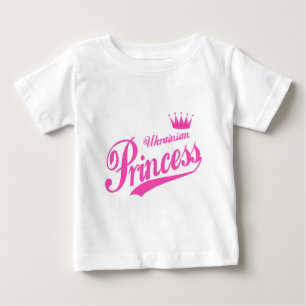 T-shirt Pour Bébé Princesse ukrainienne