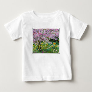 T-shirt Pour Bébé Printemps à Claude Monet Garden