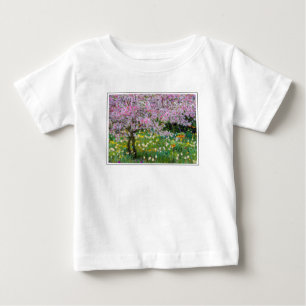 T-shirt Pour Bébé Printemps dans le jardin de Claude Monet