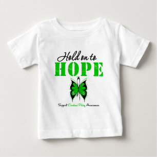 T-shirt Pour Bébé Prise d'infirmité motrice cérébrale dessus à