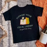 T-shirt Pour Bébé Prise en charge de votre bibliothèque locale perso<br><div class="desc">Montrez votre amour pour la lecture et la communauté avec ce t-shirt personnalisé "Soutenez votre bibliothèque locale" avec de mignons livres dessinés à la main et un graphisme floral. Personnalisez-le avec votre nom de bibliothèque, ville ou ville pour une conception réfléchie et significative. Un cadeau parfait pour les amateurs de...</div>