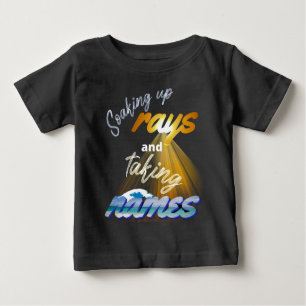 T-shirt Pour Bébé Prise en charge des rayons et prise de noms été