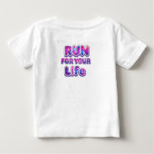 T-shirt Pour Bébé Pro Running Motivation (Dos)