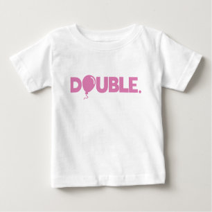 T-shirt Pour Bébé Problème Double Drôle Papa Fils Fille Correspondan