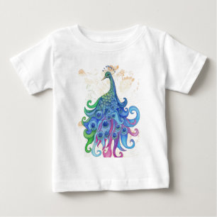 T-shirt Pour Bébé Produits Peacock pacifiques