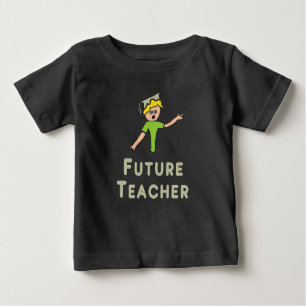 T-shirt Pour Bébé Professeur futur