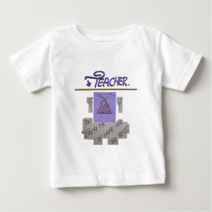 T-shirt Pour Bébé Professeur, vous m'apprenez à espérer pour le meil