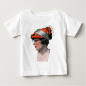 T-shirt Pour Bébé Profil de Woman (Devant)