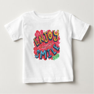 T-shirt Pour Bébé Profitez de Votre Sourire (Moi Aussi)